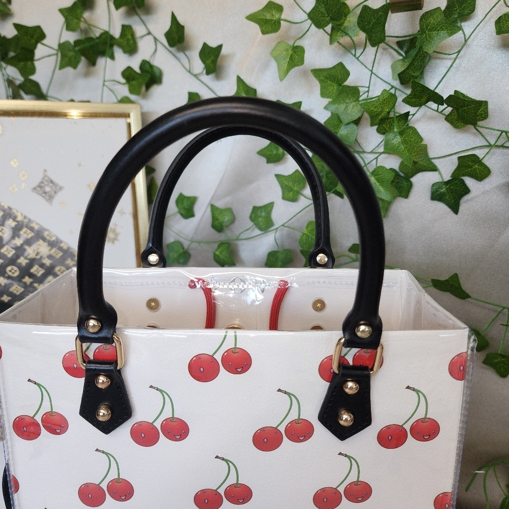 Authentic Louis Vuitton LIMITED EDITION Cherry retail Shopping Bag In A PVC Tote - Picture 8 of 10